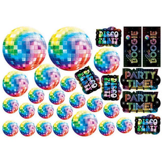 Disco Fever Cutout Decorations | 70s Party Supplies 