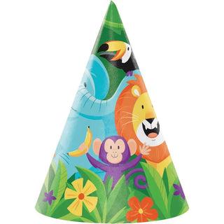 Jungle Safari Party Hats | Jungle Safari Party Theme & Supplies | Creative Converting