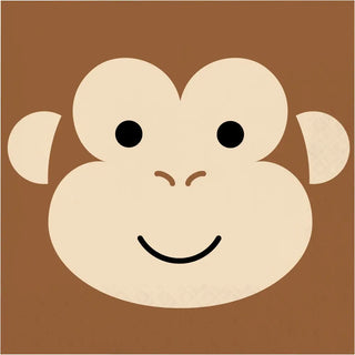 Monkey Face Napkins - Lunch | Creative Converting
