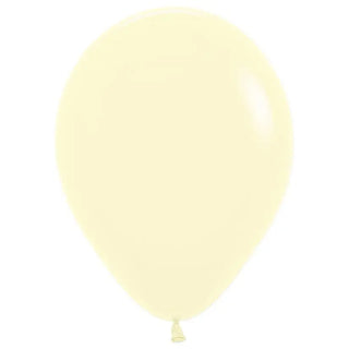 Sempertex | Pastel Matte Yellow Balloon | Baby Shower Balloons