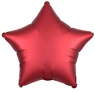 Satin Luxe Sangria Star Foil Balloon