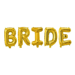 Gold Bride Balloon Banner | Bridal Shower Decorations