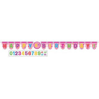 Sweet Shop Add An Age Banner | Pink Party Theme & Supplies | Amscan