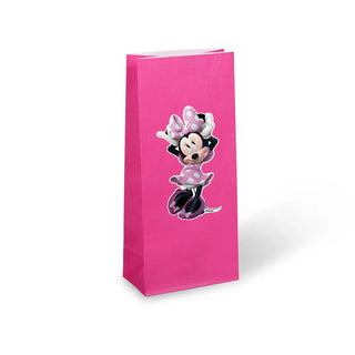 Minnie Mouse Themed Treat Bag & Jumbo Sticker | Amscan