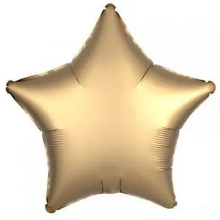 Anagram | Satin Luxe Gold Star  Foil Balloon | Gold Star Balloons