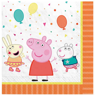 Peppa Pig Confetti Napkins | Peppa Pig Party Supplies