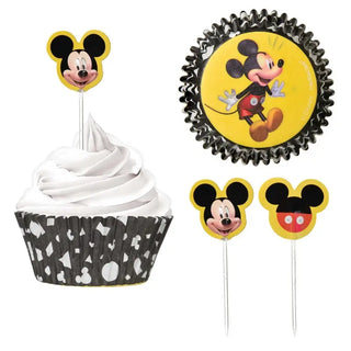 Mickey Mouse cupcake kit | Mickey Mouse party supplies
