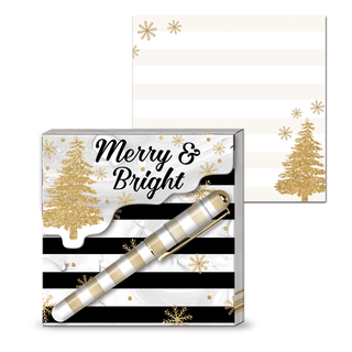 Lady Jayne | Christmas Matchbook Pad & Pen - Merry & Bright | Christmas Gifts NZ