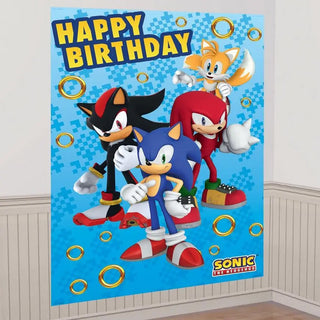 Sonic the Hedgehog Scene Setter and Photo Props | Sonic the Hedgehog Party Supplies NZ