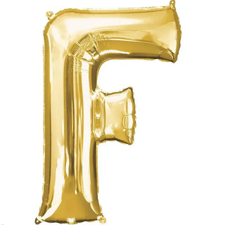 Anagram Gold Jumbo Letter Foil Balloon - F