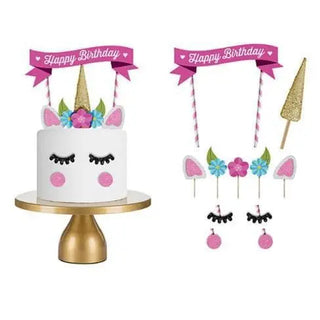 The Studio Workshop | Unicorn Cake Topper | Unicorn Party Supplies