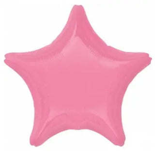 Anagram | Bright Bubblegum Pink Star Foil Balloon | Peppa Pig Party Theme & Supplies