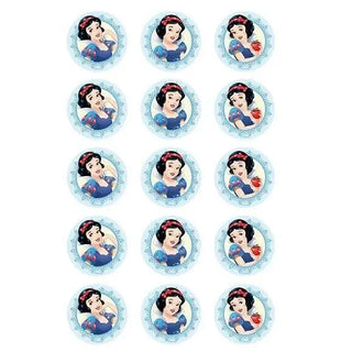 The Caker's Pantry | Snow White Edible Cupcake Images | Disney Princesses Party Theme & Supplies |