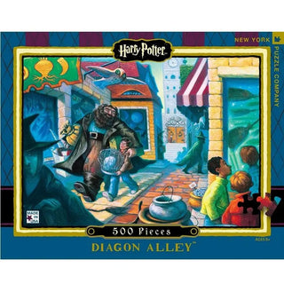 Harry Potter 500 Piece Jigsaw Puzzle - Diagon Alley | Harry Potter Party Theme & Supplies | New York Puzzle Company