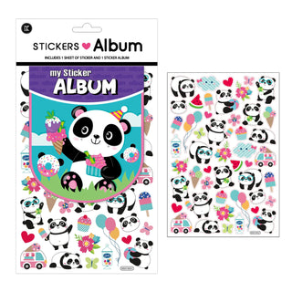 Panda Sticker Album | Panda Party Supplies NZ