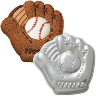 Baseball Glove Cake Tin Hire | Sports Party Theme & Supplies