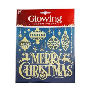 Glowing Christmas Wall Decal | Christmas Supplies NZ