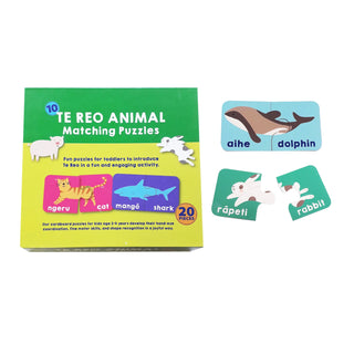 Te Reo Animal Matching Puzzles | Te Reo Kids Games NZ