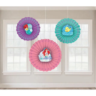 Little Mermaid Ariel Dream Big Fan Decorations | Little Mermaid Party Supplies NZ