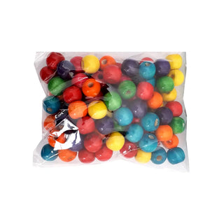 Craft Workshop | Colourful wooden beads | Rainbow party supplies