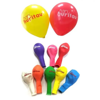 Rabbit Brand | Hari Haritau balloons pack of 8 | Hari Huritau party supplies