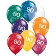 90th Birthday Balloons | 90th Birthday Party Supplies