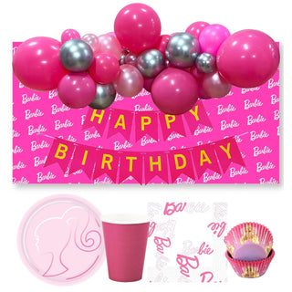Premium Barbie Party Pack for 8 - SAVE 15%