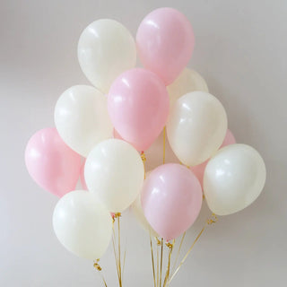 Pack of 15 Latex Balloons - Baby Pink