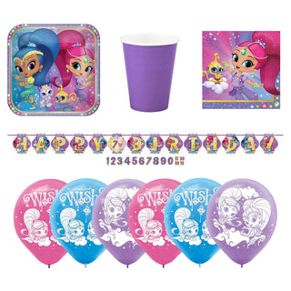Shimmer and Shine Party Essentials - 51 piece