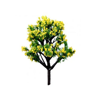 Mini Green & Yellow Tree Cake Topper | Woodland Party Supplies NZ