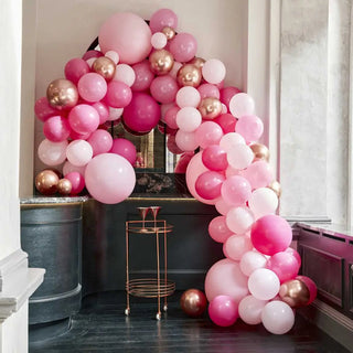 Ginger Ray | Luxe Pink & Rose Gold Balloon Arch Kit | Pink Party Supplies NZ