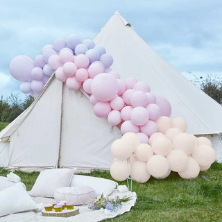 Ginger Ray | Luxe Pastel Pink & Purple Balloon Arch Kit | Pink Party Supplies NZ