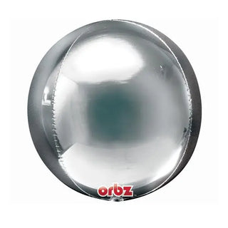 Silver Orbz Balloon | Silver Helium Balloons