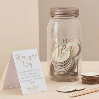 Ginger Ray | Baby's First Year Memory Jar | Baby Shower Gifts NZ