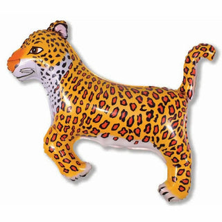 Flexmetal | Leopard supershape foil balloon | Jungle party supplies