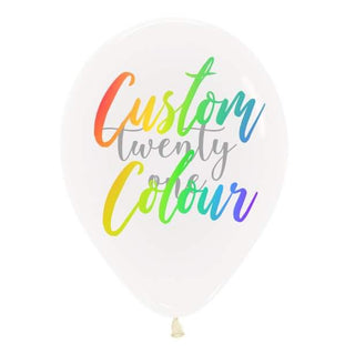 Custom Colour 'Twenty One ' Balloon