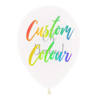 Custom Colour Oh Baby Balloon