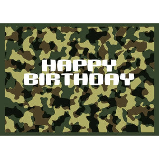 Edible Cake Image - A4 Size | Camouflage