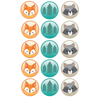 Edible Cupcake Images | Wild One Woodland Animals