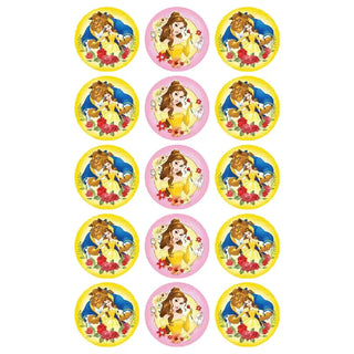Edible Cupcake Images | Beauty and the Beast