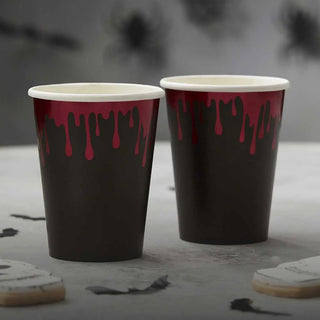 Ginger Ray | Blood Drip Halloween Cups | Halloween Party Supplies NZ