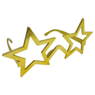 Gold Star Glasses | Disco Party Supplies NZ