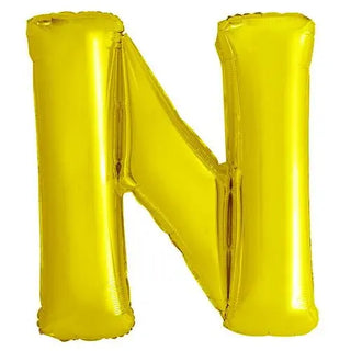 Giant Letter N Foil Balloon | Helium Balloons Wellington
