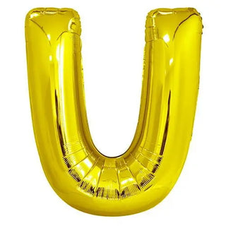Giant Letter U Foil Balloon | Helium Balloons Wellington