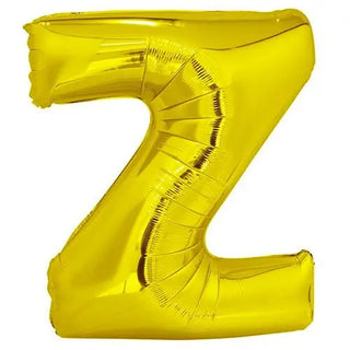 Giant Letter Z Foil Balloon | Helium Balloons Wellington
