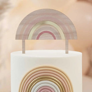 Ginger Ray | Happy Everything Rainbow Cake Topper | Neutral Party Supplies NZ