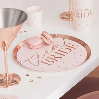 Ginger Ray | Team Bride Plates | Hen Party Supplies NZ