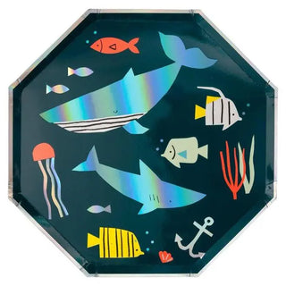 Meri Meri | Under the Sea Dinner Plates | Under the Sea Party Supplies