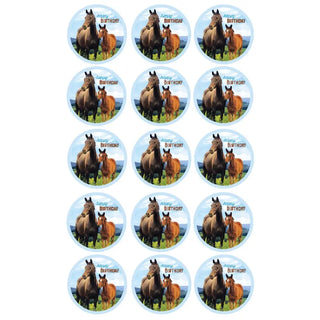 Edible Cupcake Images | Horse and Pony