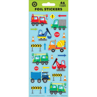 Artwrap | Construction and firetruck Stickers | Construction Party Supplies NZ